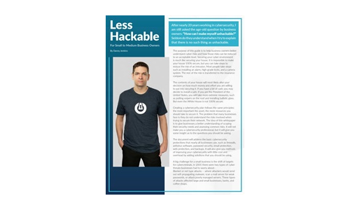A Guide for SMBs: Can I really become “less hackable”?