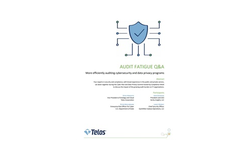 Audit Fatigue Q&A: More efficiently auditing cybersecurity and data privacy programs