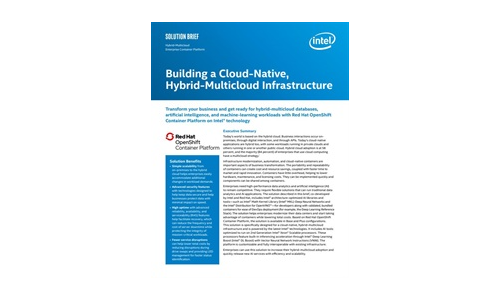 Building a Cloud-Native, Hybrid-Multicloud Infrastructure