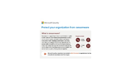 Protect your organization from ransomware