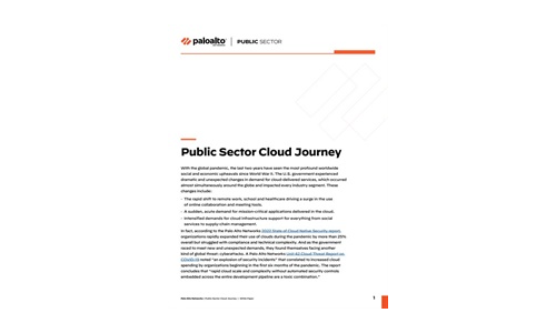 Public Sector Cloud Journey