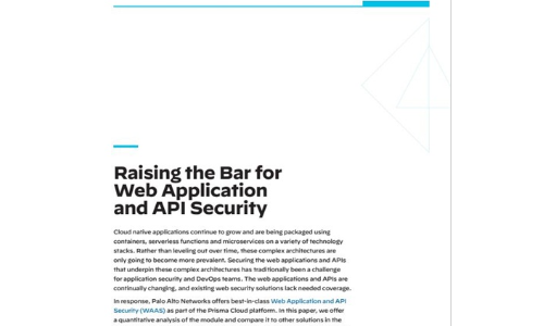 Raising the Bar for Web App and API Security